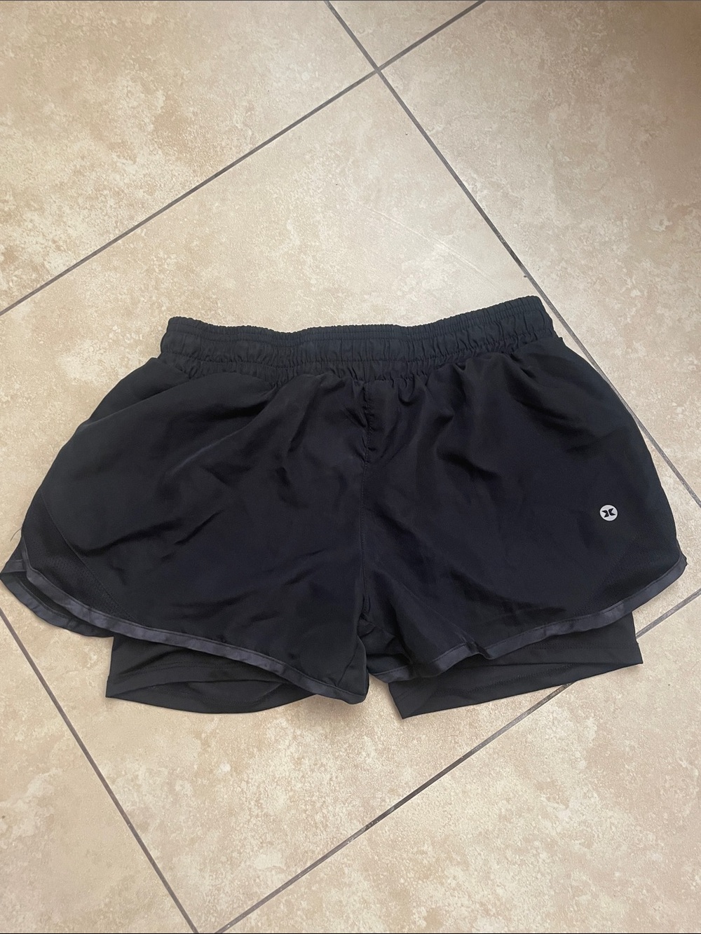 🔥🔥 (3/$20) 
RBX Black Women's Athletic Layered Running Shorts Size Small